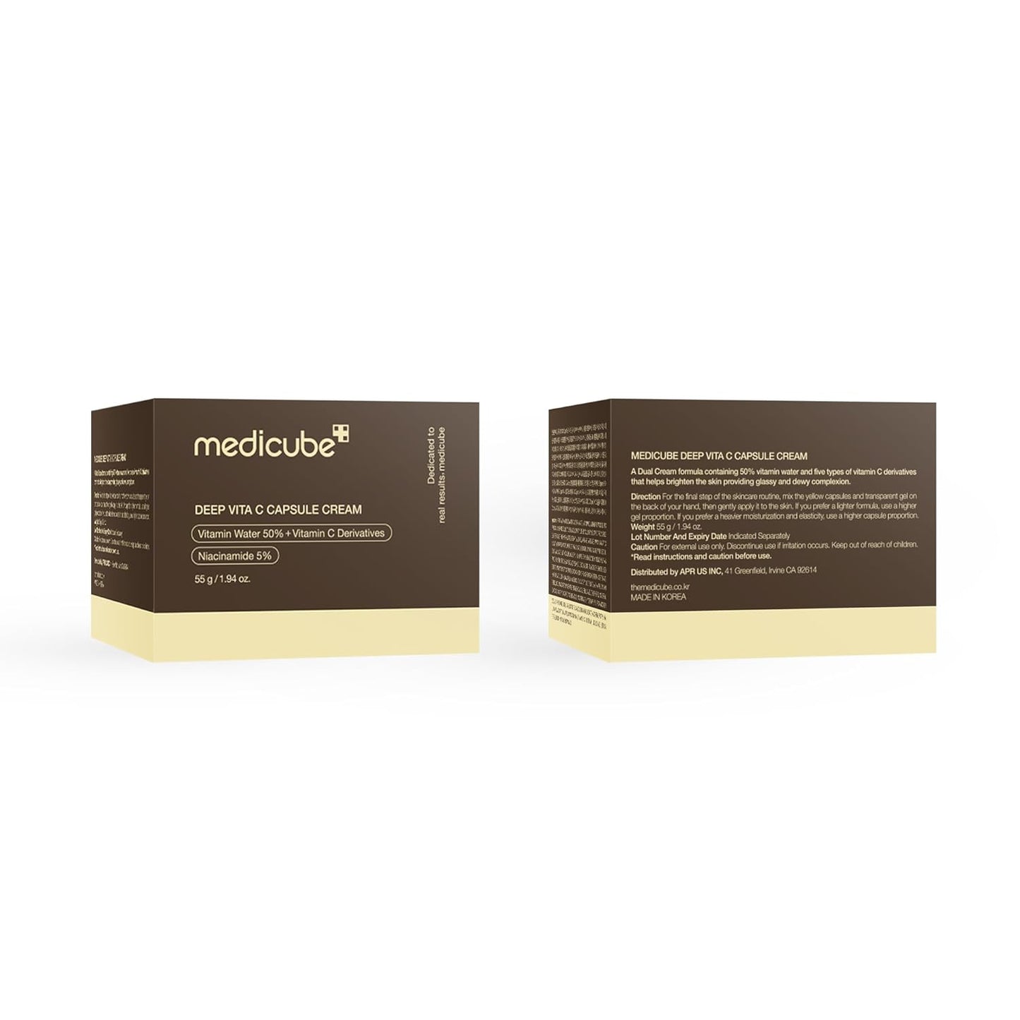 Medicube Deep Vita C Golden Capsule Face Moisturizer Cream 55g