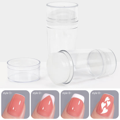 💖 French Tips Instantly with Clear Silicone Nail Stamper