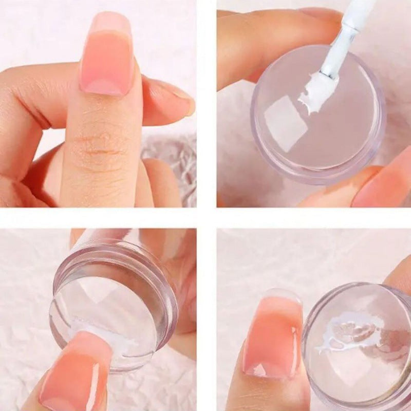 💖 French Tips Instantly with Clear Silicone Nail Stamper