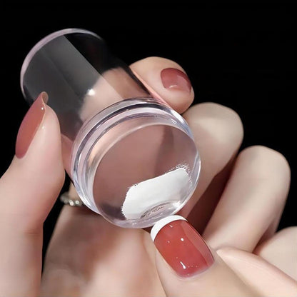 💖 French Tips Instantly with Clear Silicone Nail Stamper