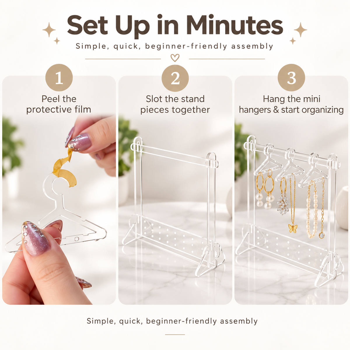 💎DreamJewel™  Earrings Stand Organizer - With Mini Hangers