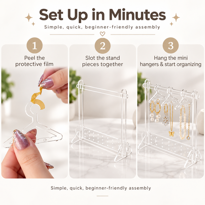 💎DreamJewel™  Earrings Stand Organizer - With Mini Hangers