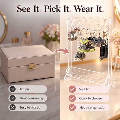 💎DreamJewel™  Earrings Stand Organizer - With Mini Hangers