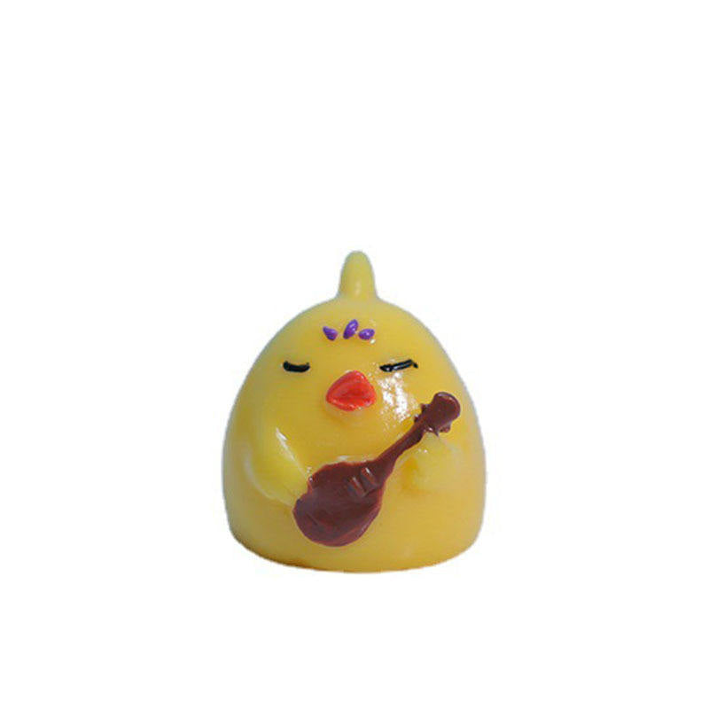 🐥 Tiny Cute Chicken Garden Ornament – Adorable Resin Decor for Your Space 🌿✨