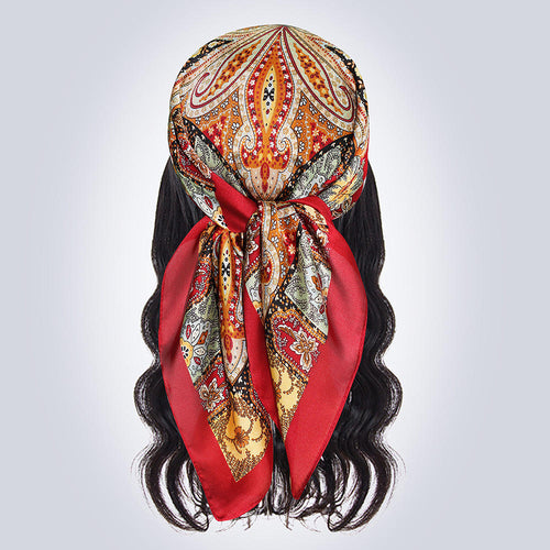 Elegant Silk Head Scarf ✨🧣