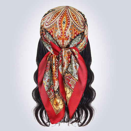 Elegant Silk Head Scarf ✨🧣
