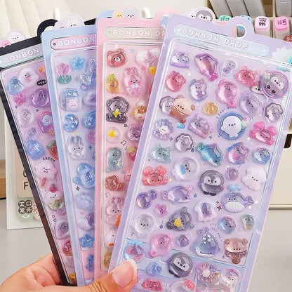 ✨ 3D Puffy Nail Art Stickers ✨