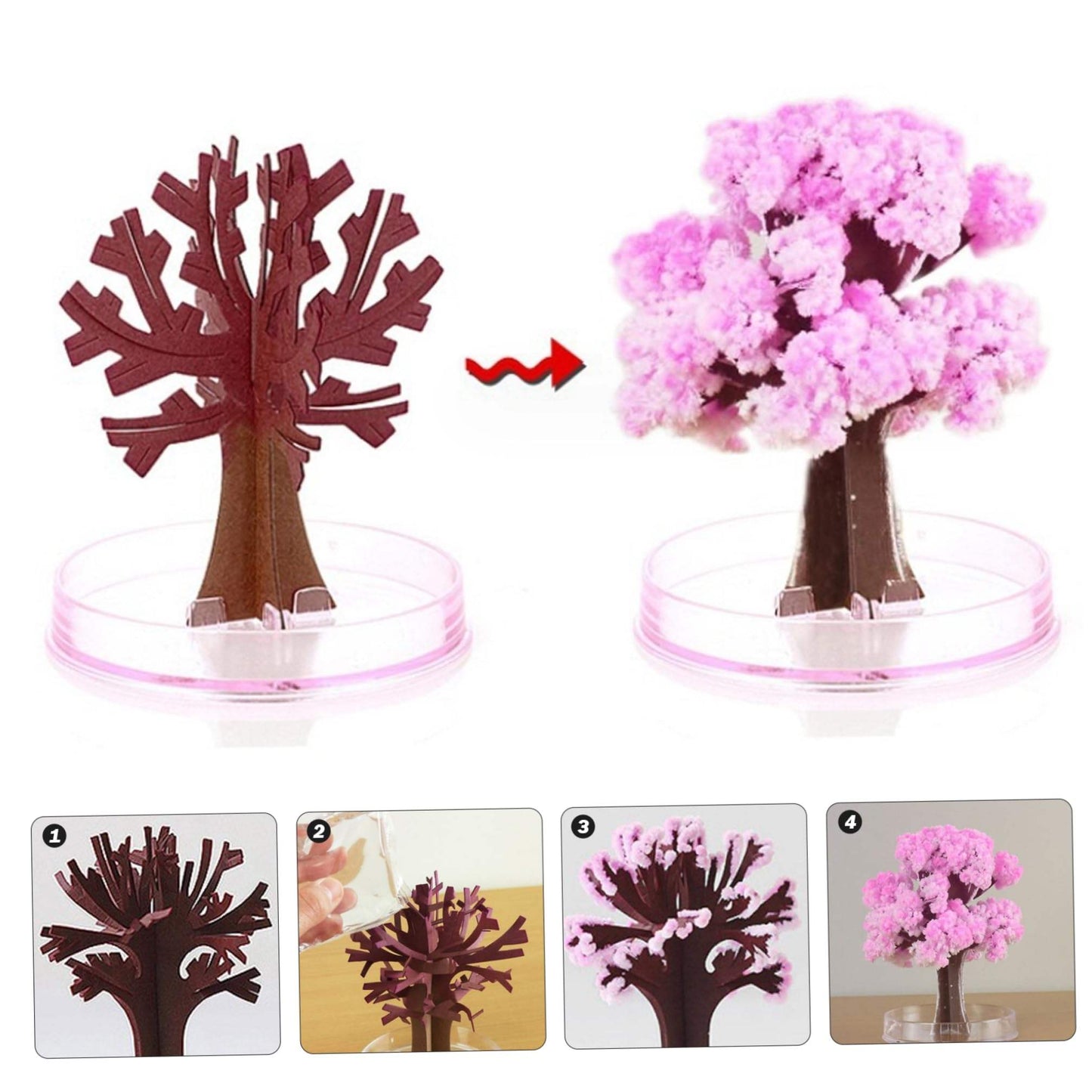 🌸 Crystal Growing Cherry Blossom Tree Kit ✨
