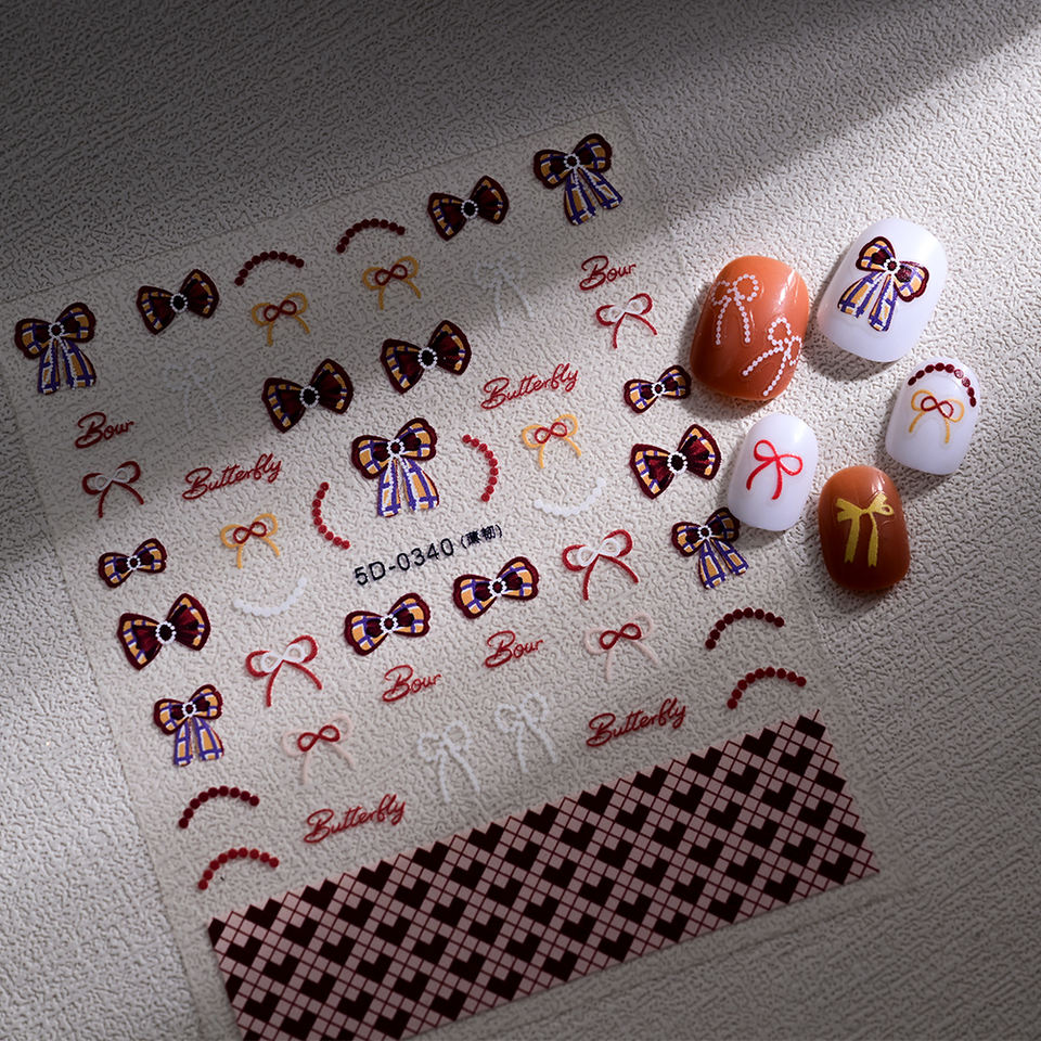 🎀 Cute & Trendy Nail Stickers for Every Style 💅🌈