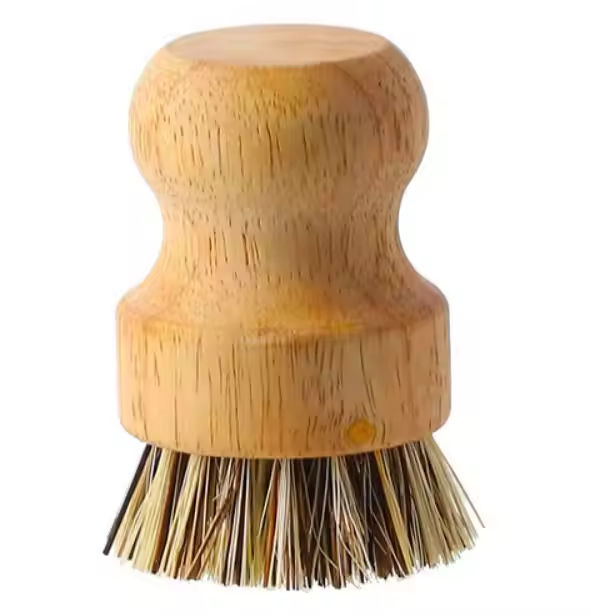 🍽️ Natural Wooden Dishwashing Brush for Pots & Pans