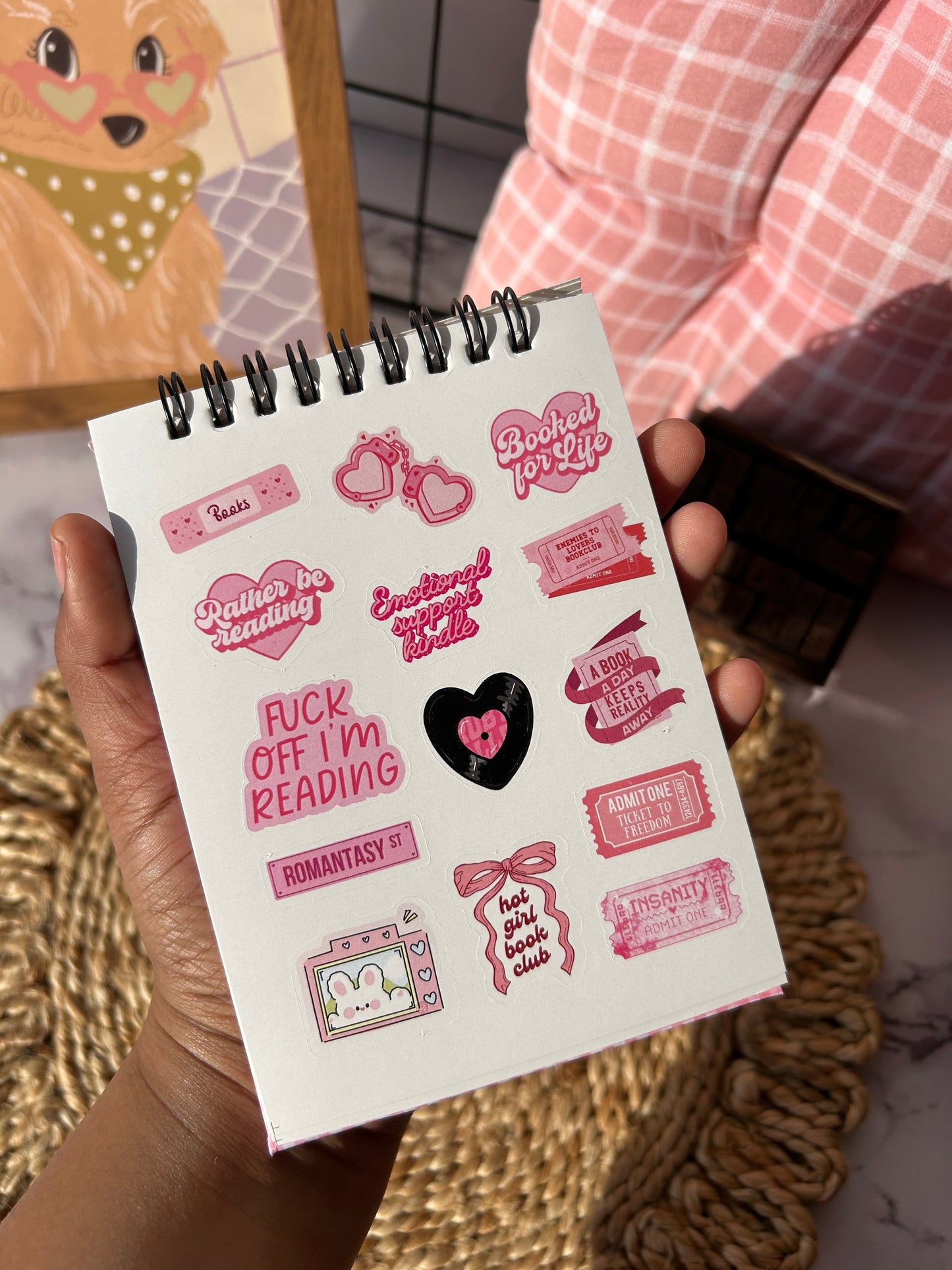My sticker book - variant Pink