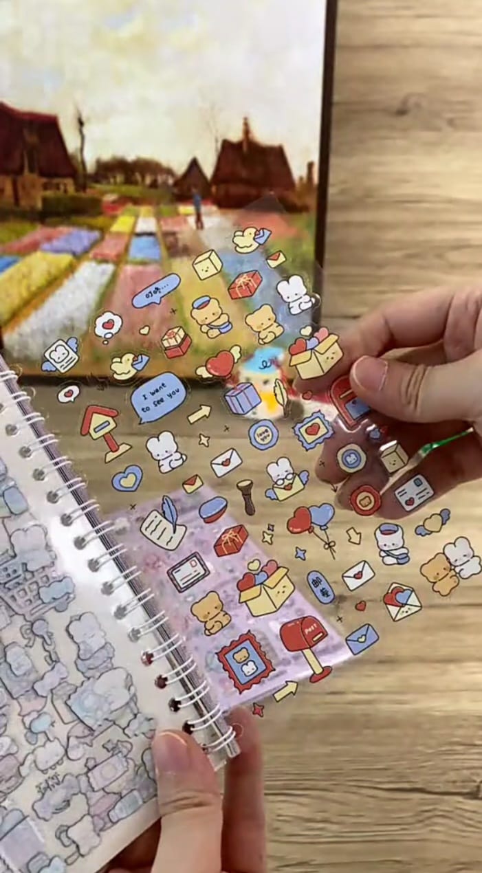 Kawaii DIY Girls Decorative Sticker Book