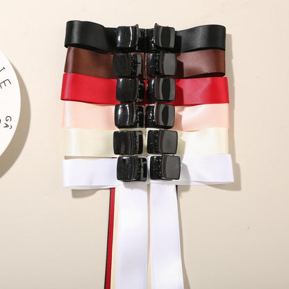 🖤 Magnetic Hair Bow Clip – Effortless Elegance