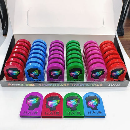 🌈 Express Your Style – Colourful Hair Chalks 🌈