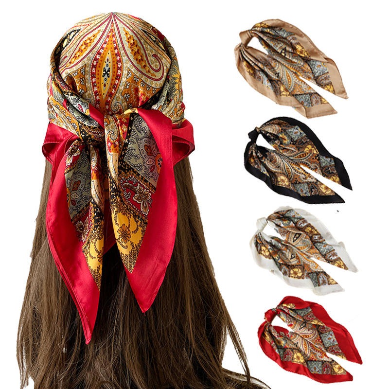 Elegant Silk Head Scarf ✨🧣