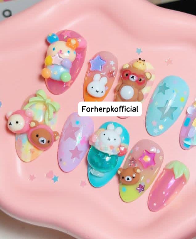 ✨ 3D Puffy Nail Art Stickers ✨