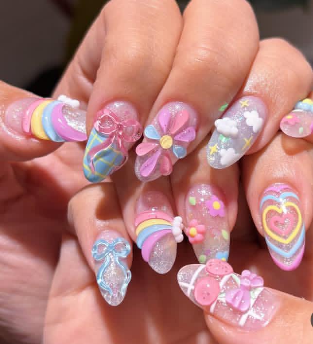 ✨ 3D Puffy Nail Art Stickers ✨