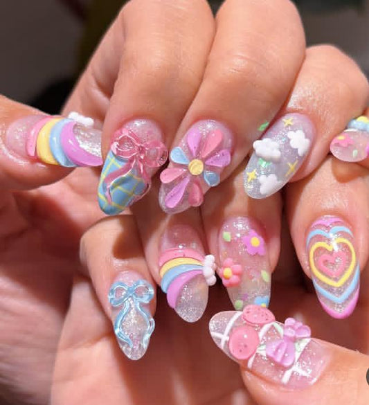 ✨ 3D Puffy Nail Art Stickers ✨