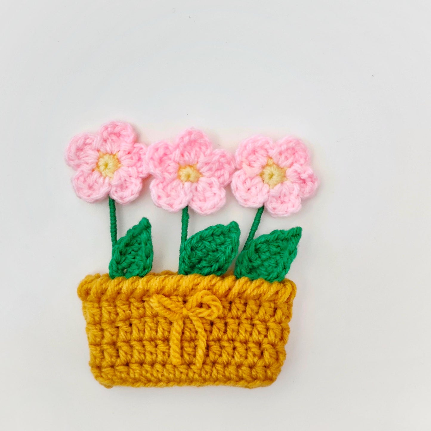Handcrafted Magnetic Pot with Flowers