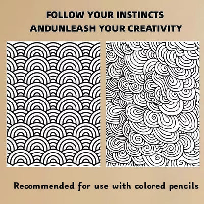 Satisfying Patterns Coloring Book