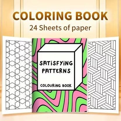 Satisfying Patterns Coloring Book