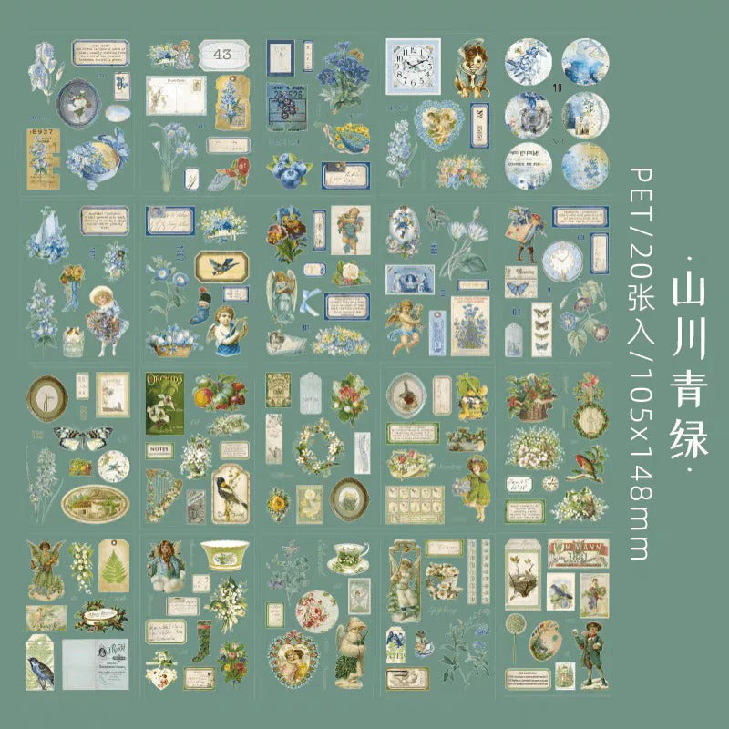 Vintage Deco Sticker Book