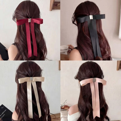 🖤 Magnetic Hair Bow Clip – Effortless Elegance